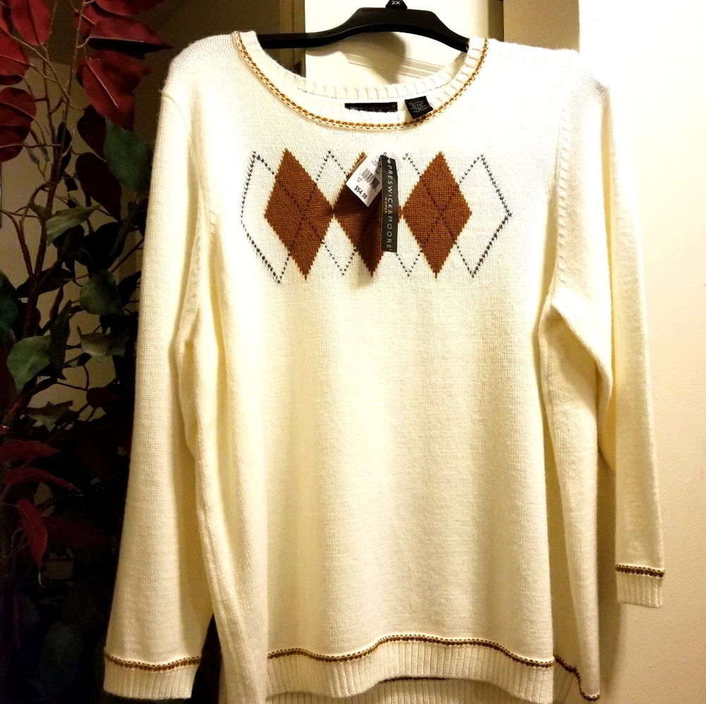 NWT Preswick Preswick & Moore🤎 sweater